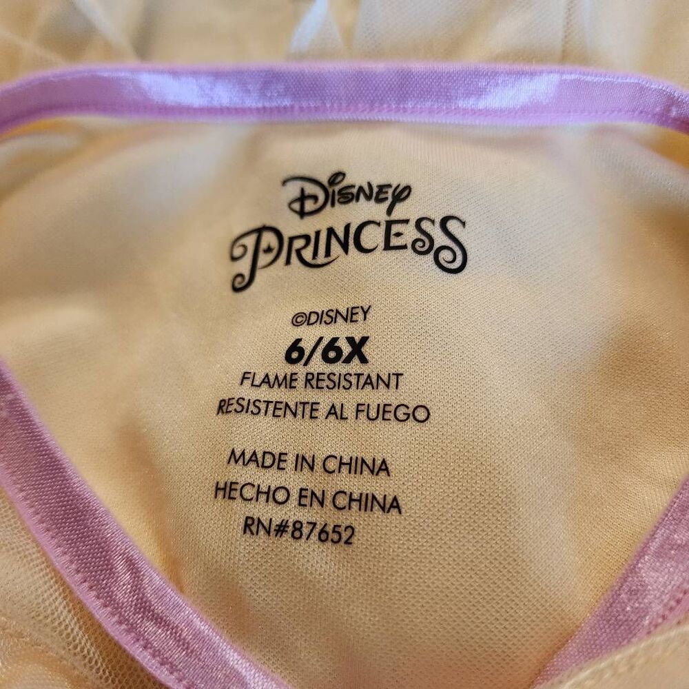 Disney Princess Belle Nightgown Size 6/6X - Picture 5 of 5